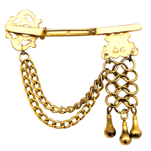 Vintage 1940s Skeleton Key Brooch