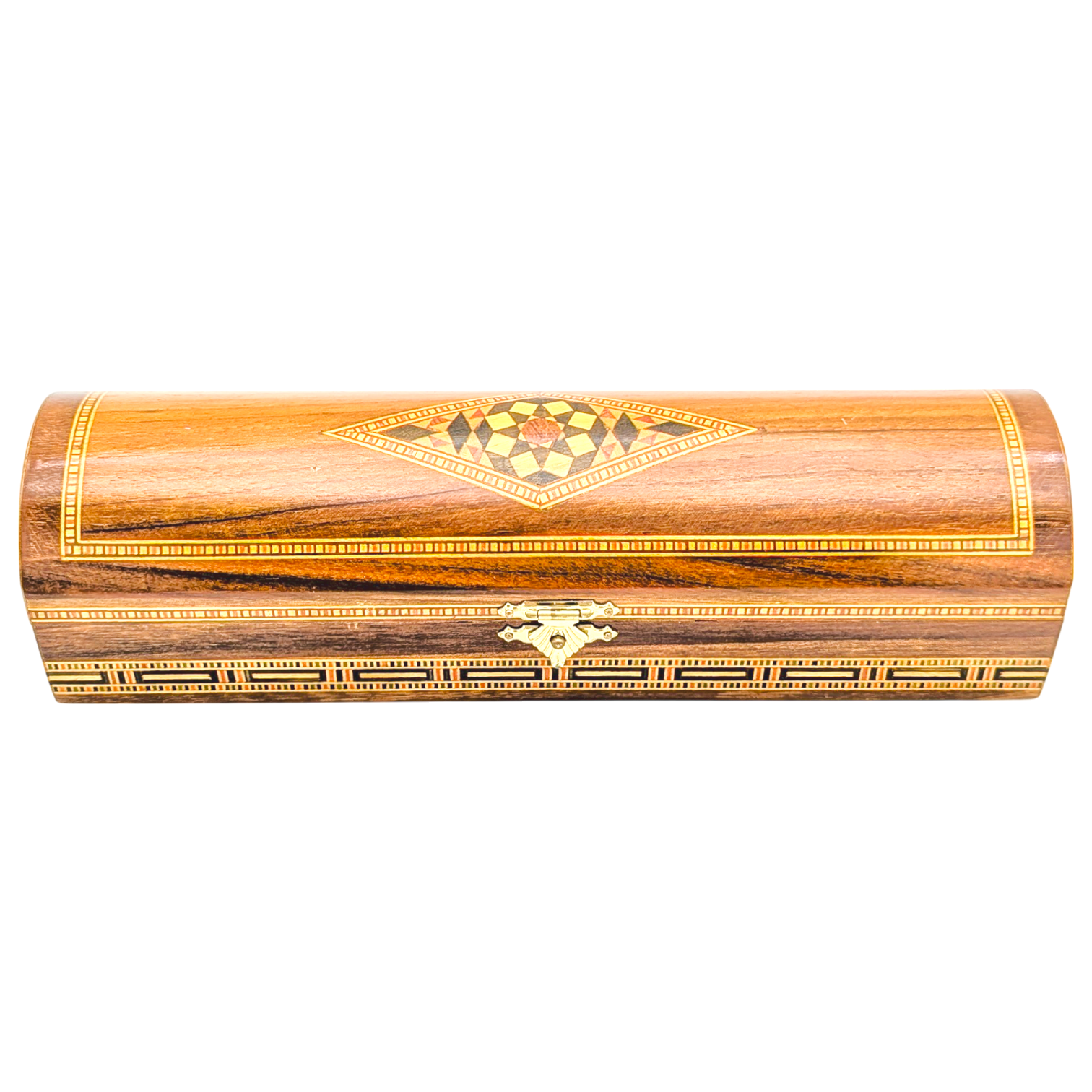 Vintage Spanish Inlaid Wood Box Full of Frankincense & Myrrh