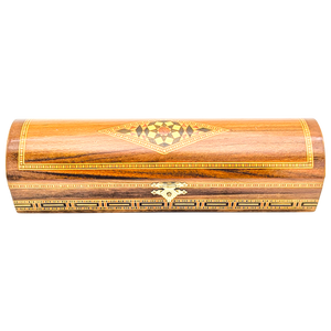 Vintage Spanish Inlaid Wood Box Full of Frankincense & Myrrh