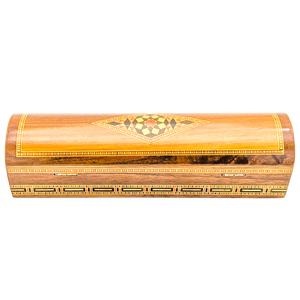 Vintage Spanish Inlaid Wood Box Full of Frankincense & Myrrh