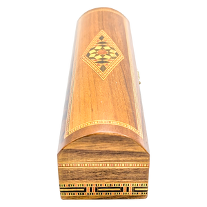 Vintage Spanish Inlaid Wood Box Full of Frankincense & Myrrh