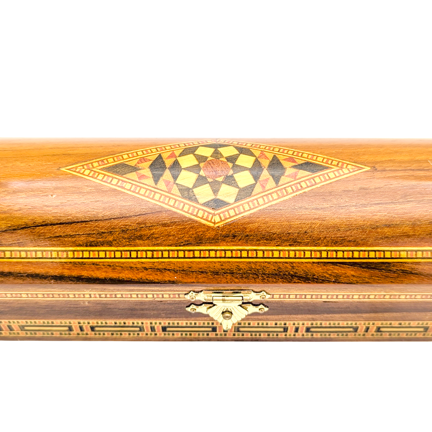 Vintage Spanish Inlaid Wood Box Full of Frankincense & Myrrh