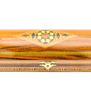 Vintage Spanish Inlaid Wood Box Full of Frankincense & Myrrh