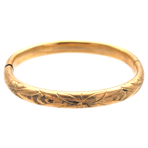 Vintage 1940s Gold Filled Baby Bangle
