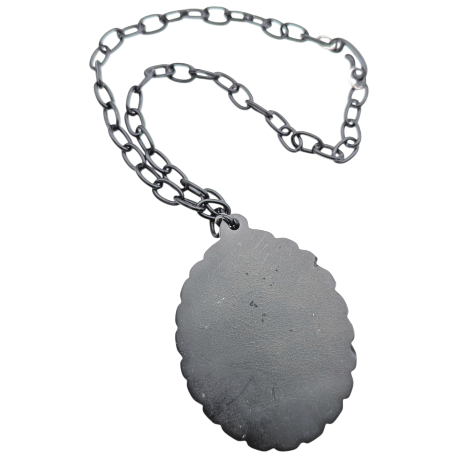 Vintage Art Deco Celluloid Cameo Necklace