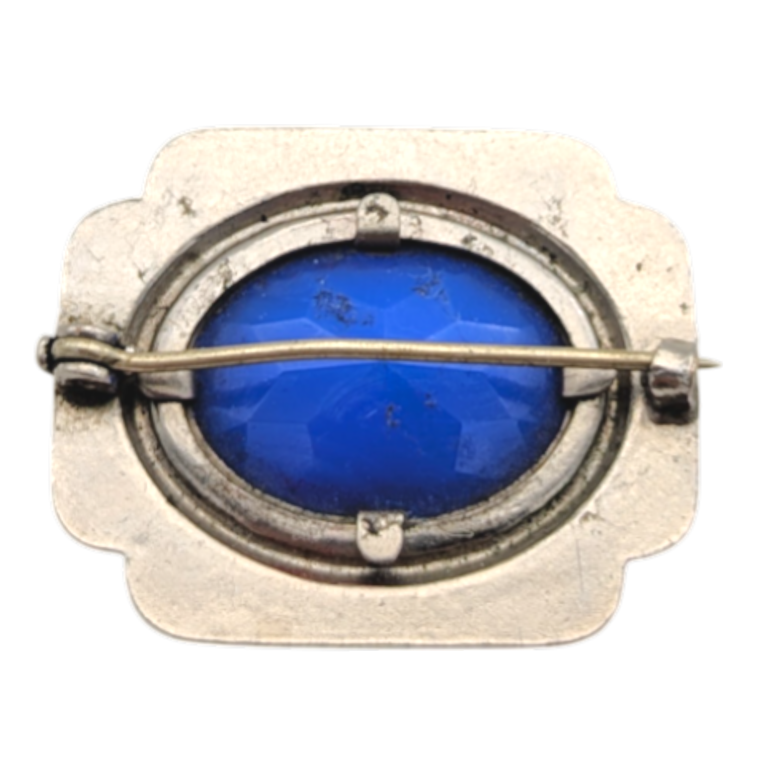 1920s/1930s Art Deco Czech Glass Enamel Brooch