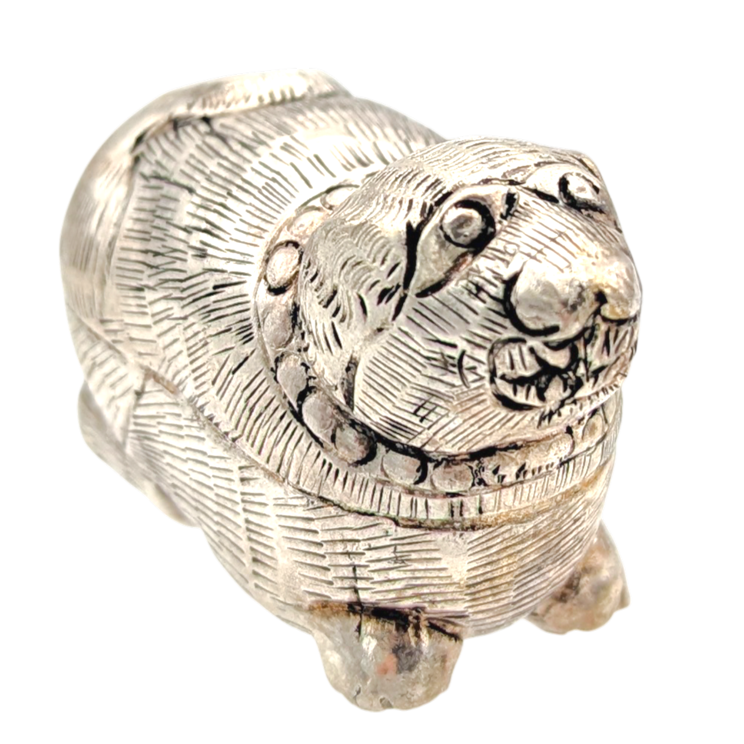 Vintage Miniature Silver Betel Nut Box