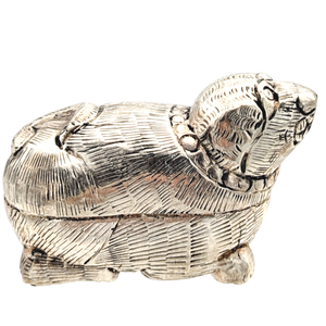Vintage Miniature Silver Betel Nut Box