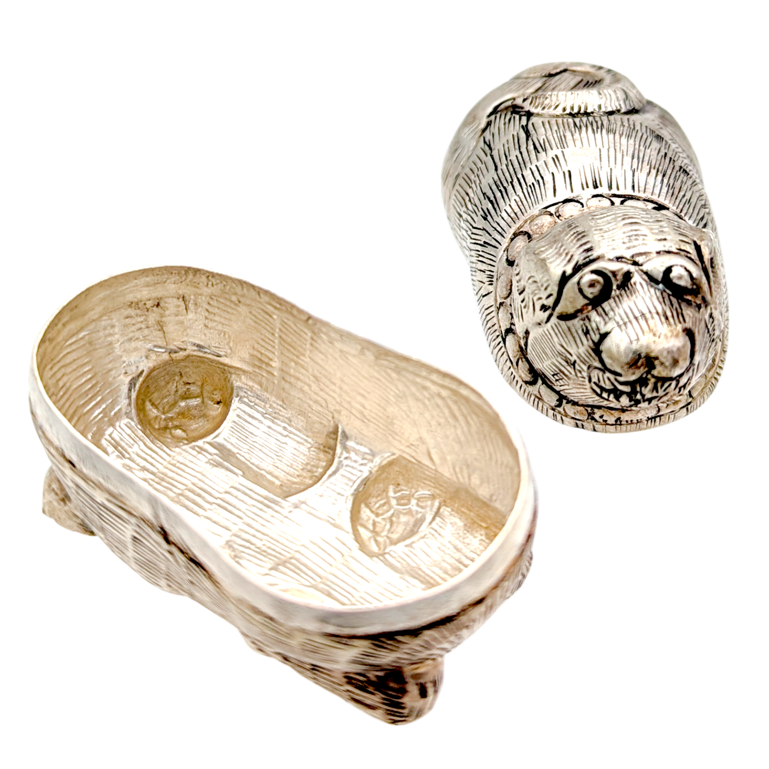 Vintage Miniature Silver Betel Nut Box