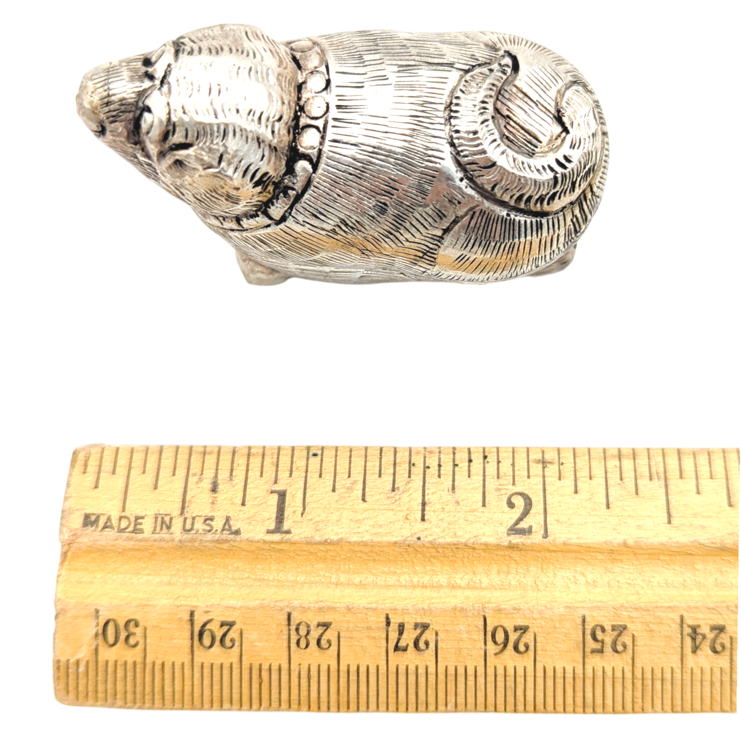 Vintage Miniature Silver Betel Nut Box