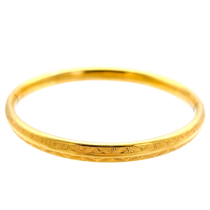 Vintage 1940s Gold Filled Baby Bangle