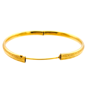 Vintage 1940s Gold Filled Baby Bangle
