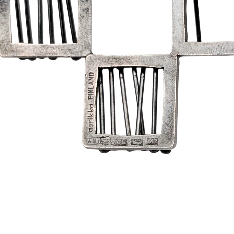 Vintage MCM Finnish Sterling Silver Brooch