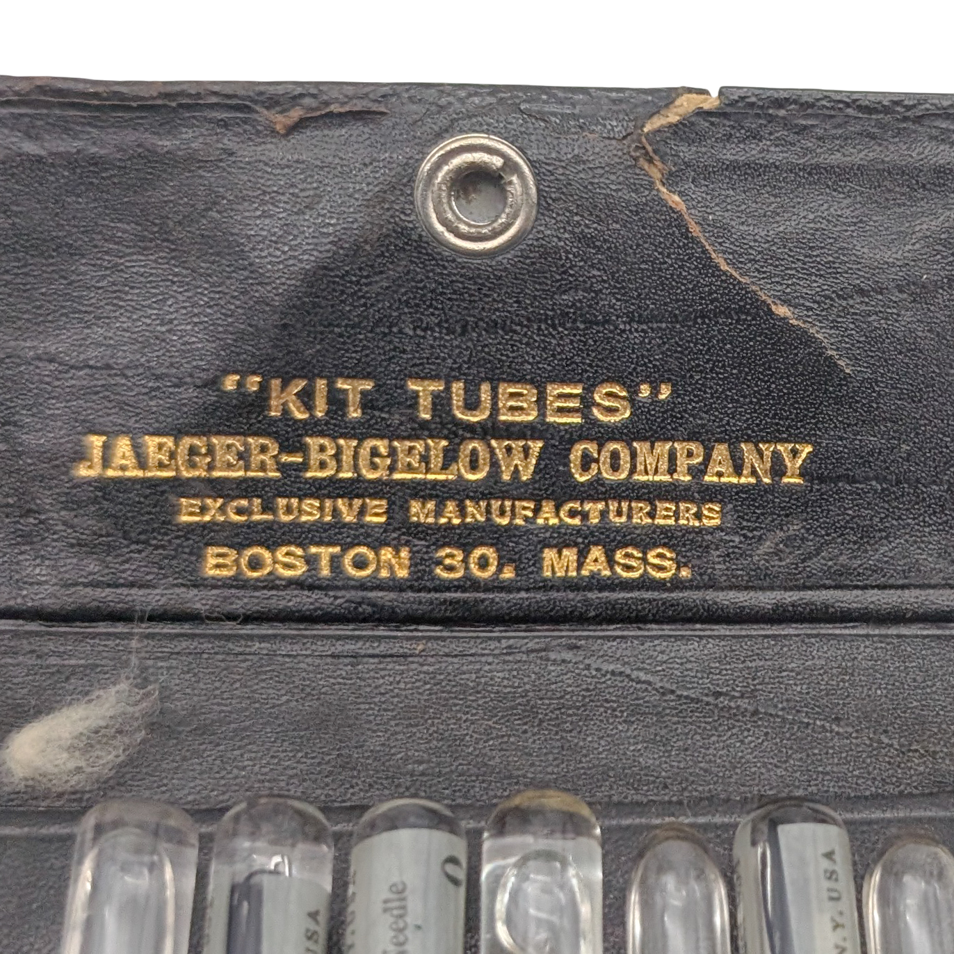 Antique Cat Gut Suture Ampule Travel Set