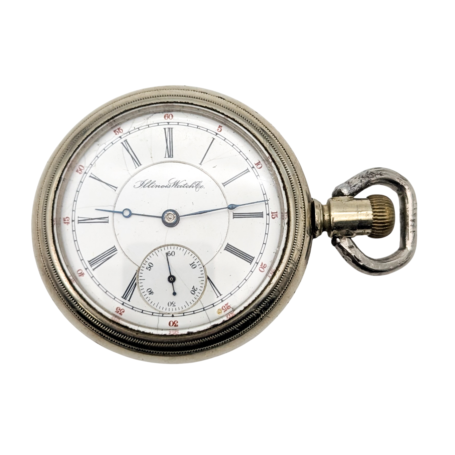 Antique Illinois Watch Co 17 Jewel Pocket Watch