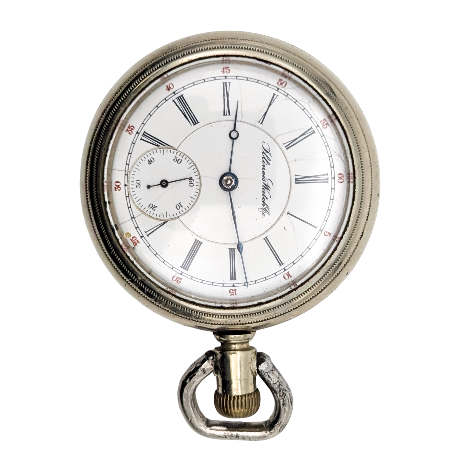 Antique Illinois Watch Co 17 Jewel Pocket Watch