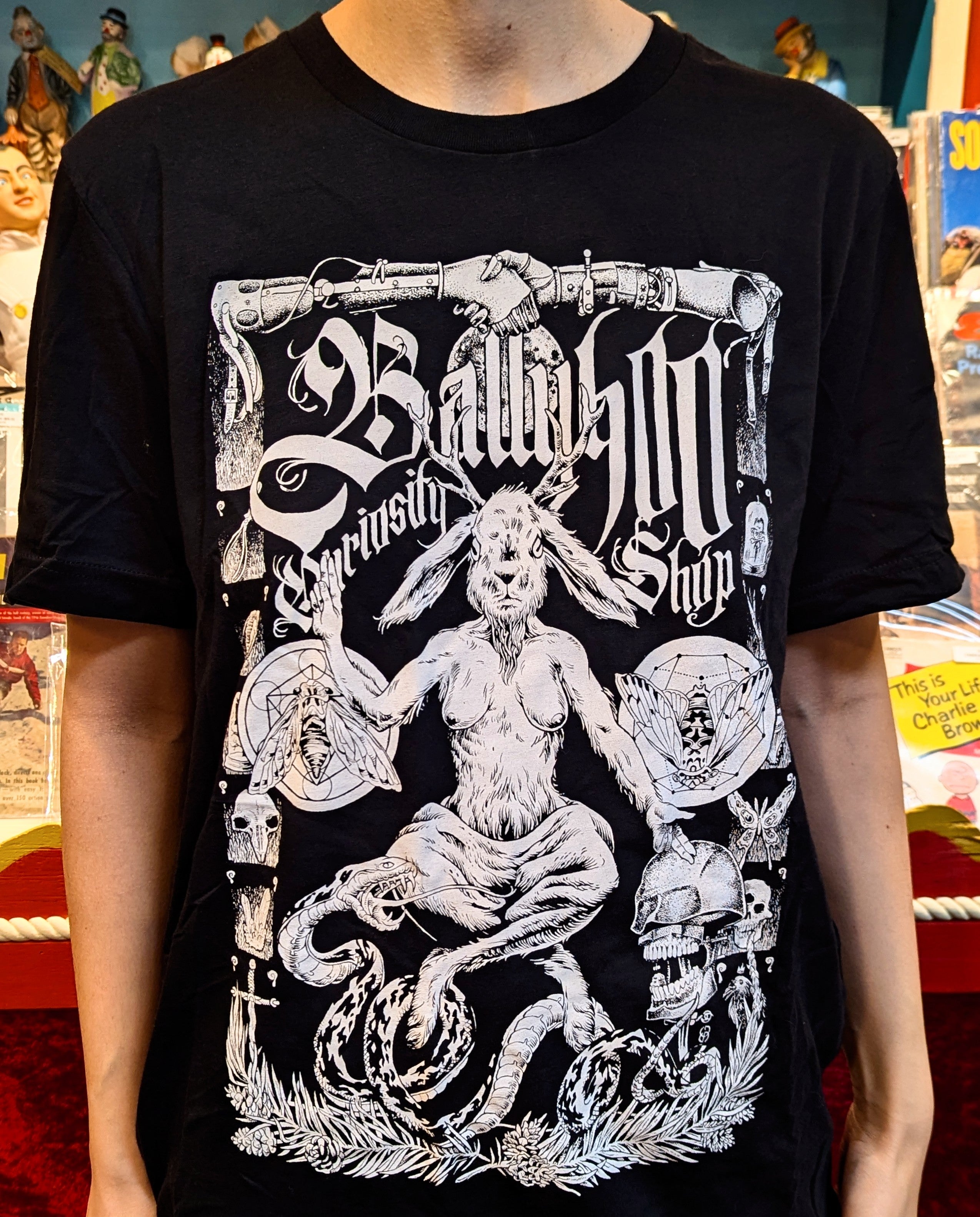 Ballyhoo Curiosity Shop Baphomet Shirt