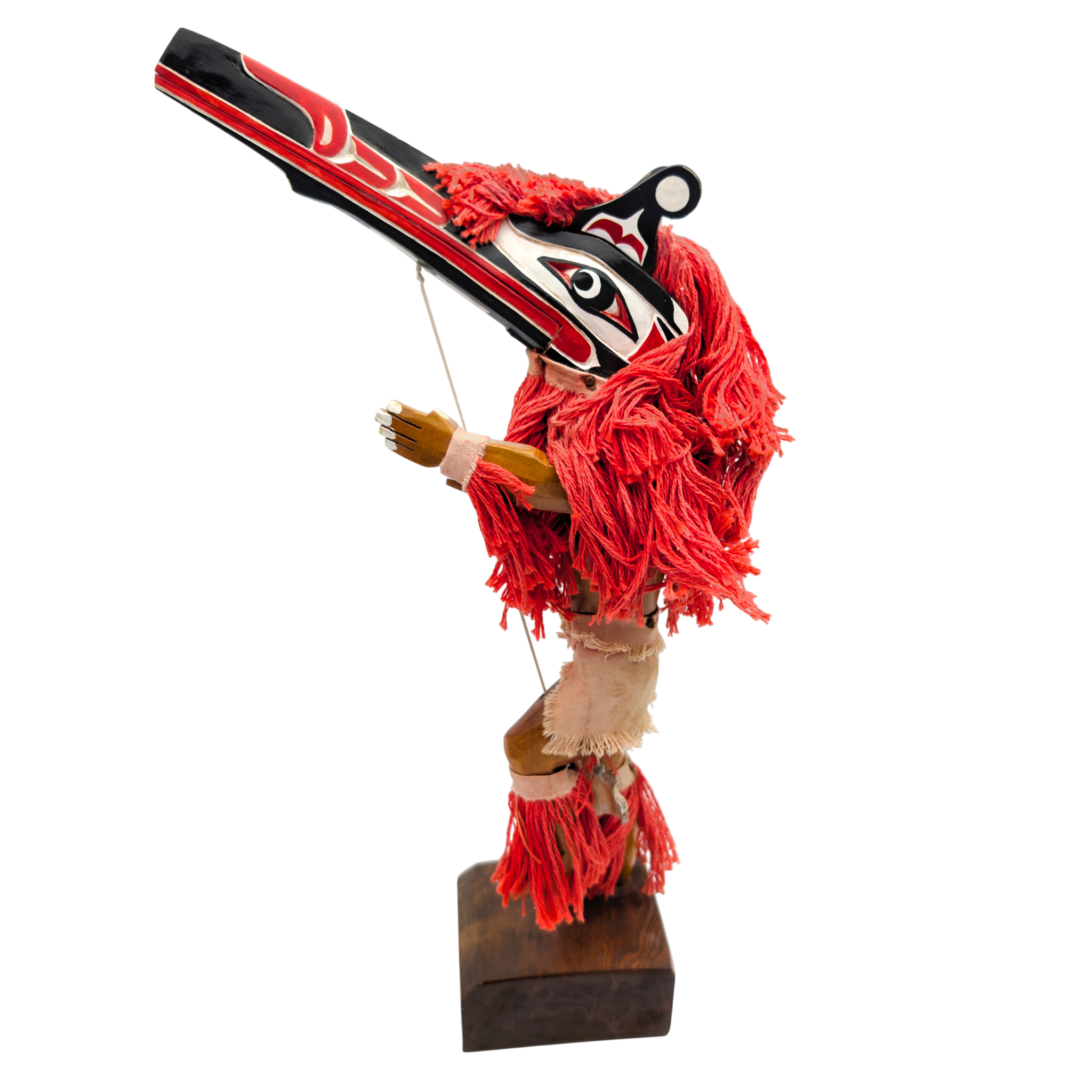 NW Coast Kwakiutl Hamatsa Dancer Wood Figurine