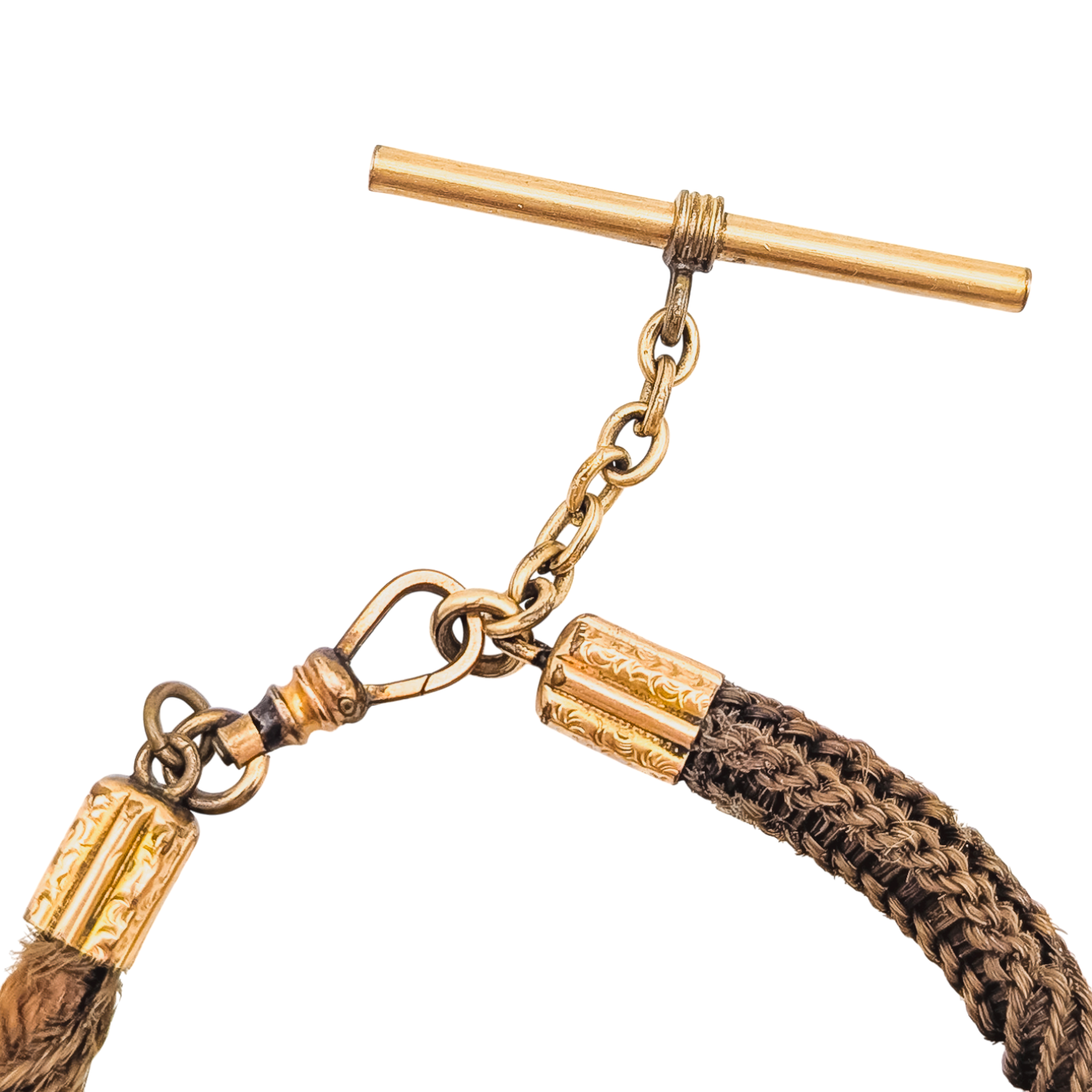 Antique Victorian Real Human Hair Fob (As-Is)