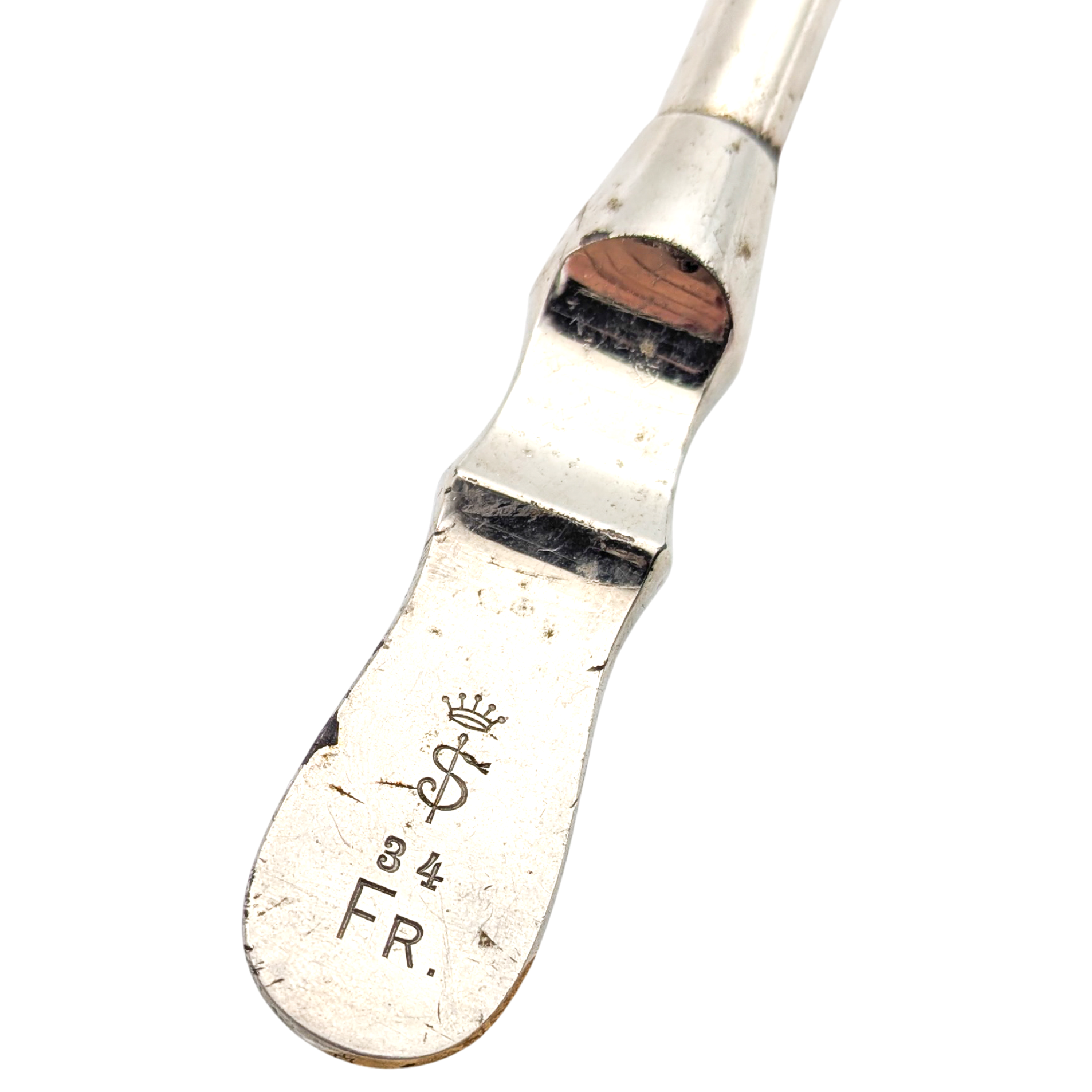 Antique Medical Uterine Sound Tool Size 34