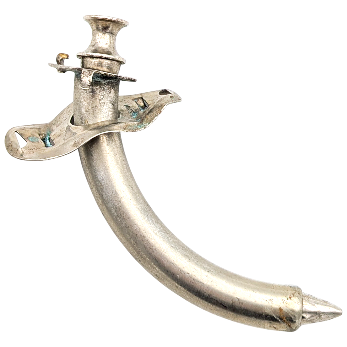 Antique Medical Tracheotomy Tube Size 8