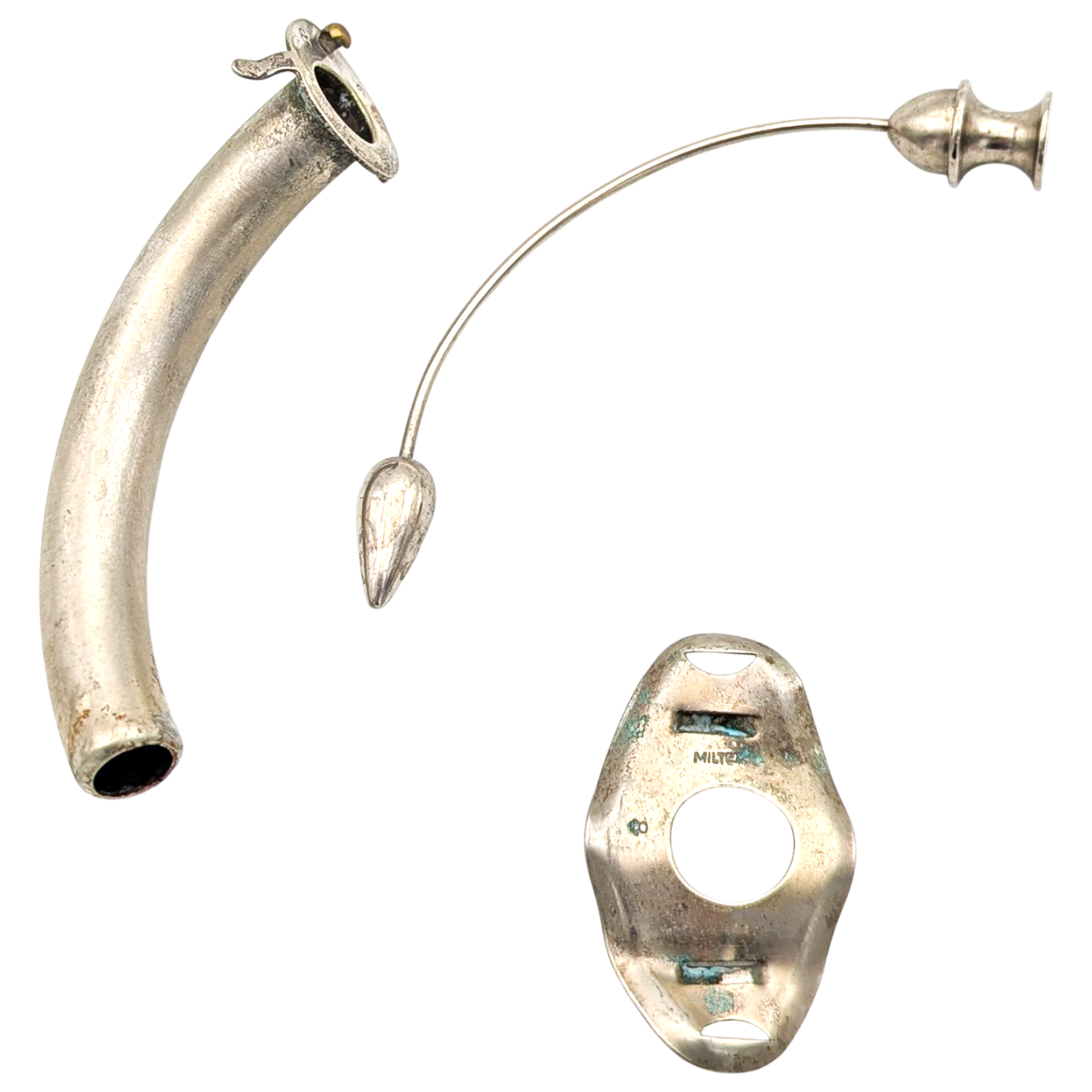 Antique Medical Tracheotomy Tube Size 8