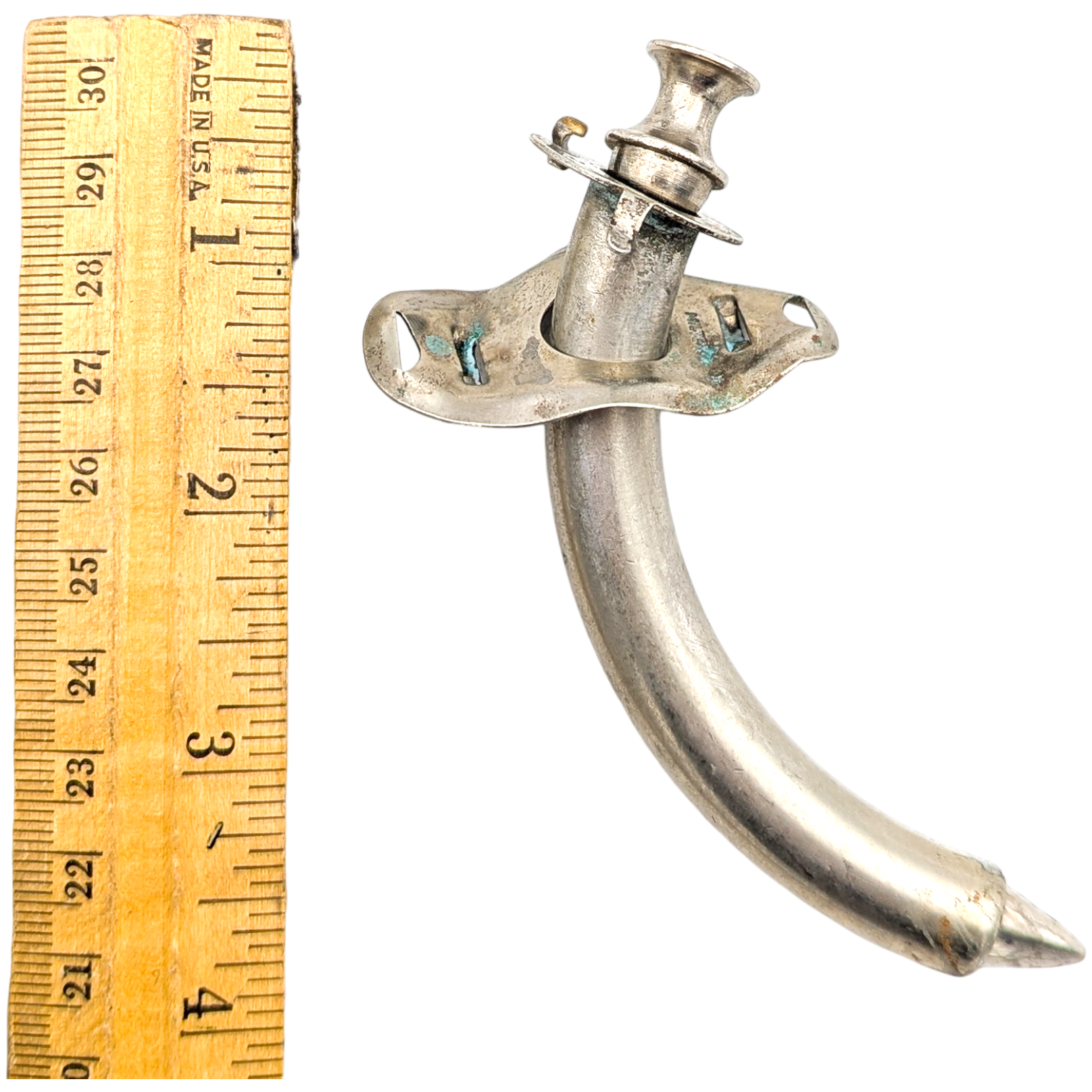 Antique Medical Tracheotomy Tube Size 8