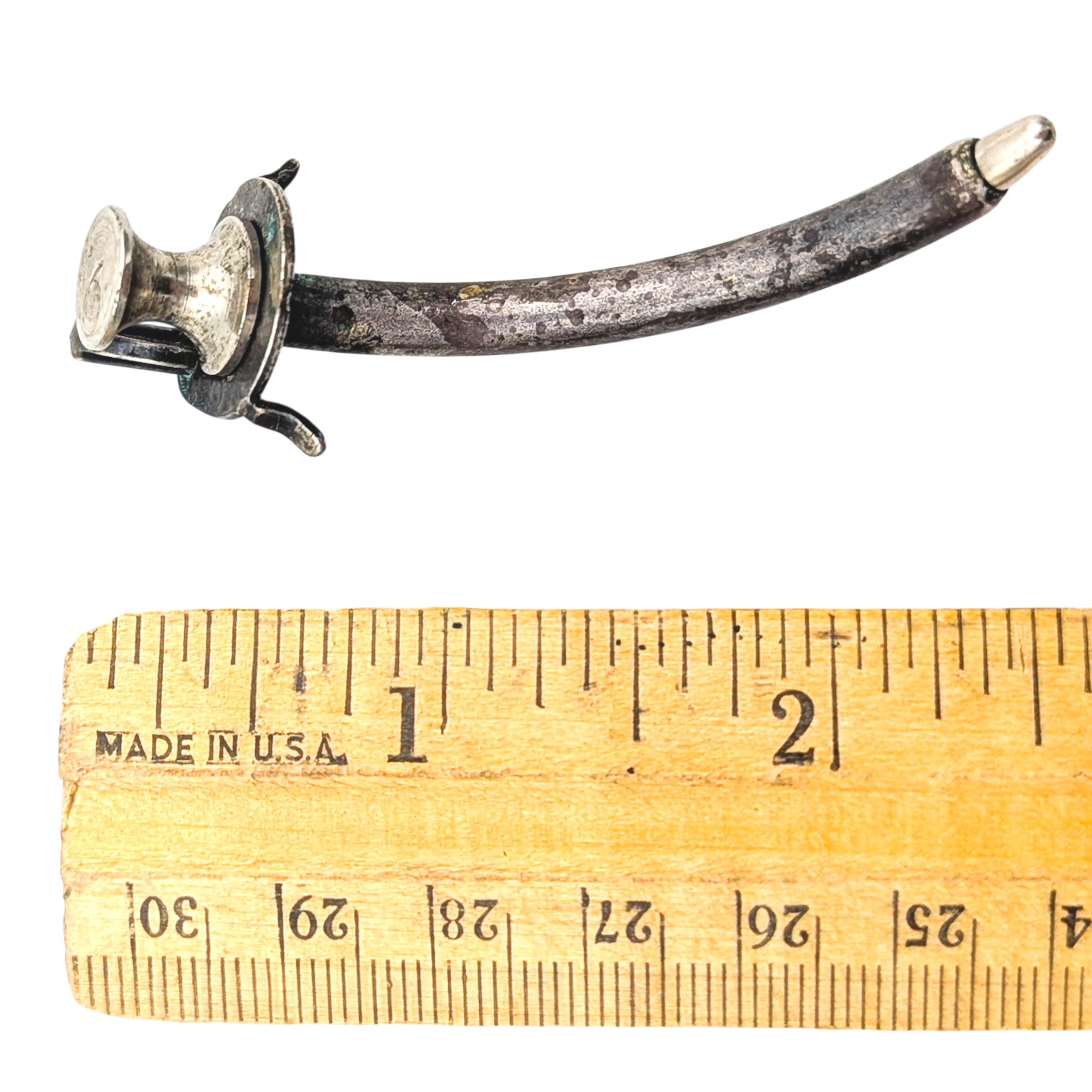 Antique Medical Tracheotomy Tube Size 1