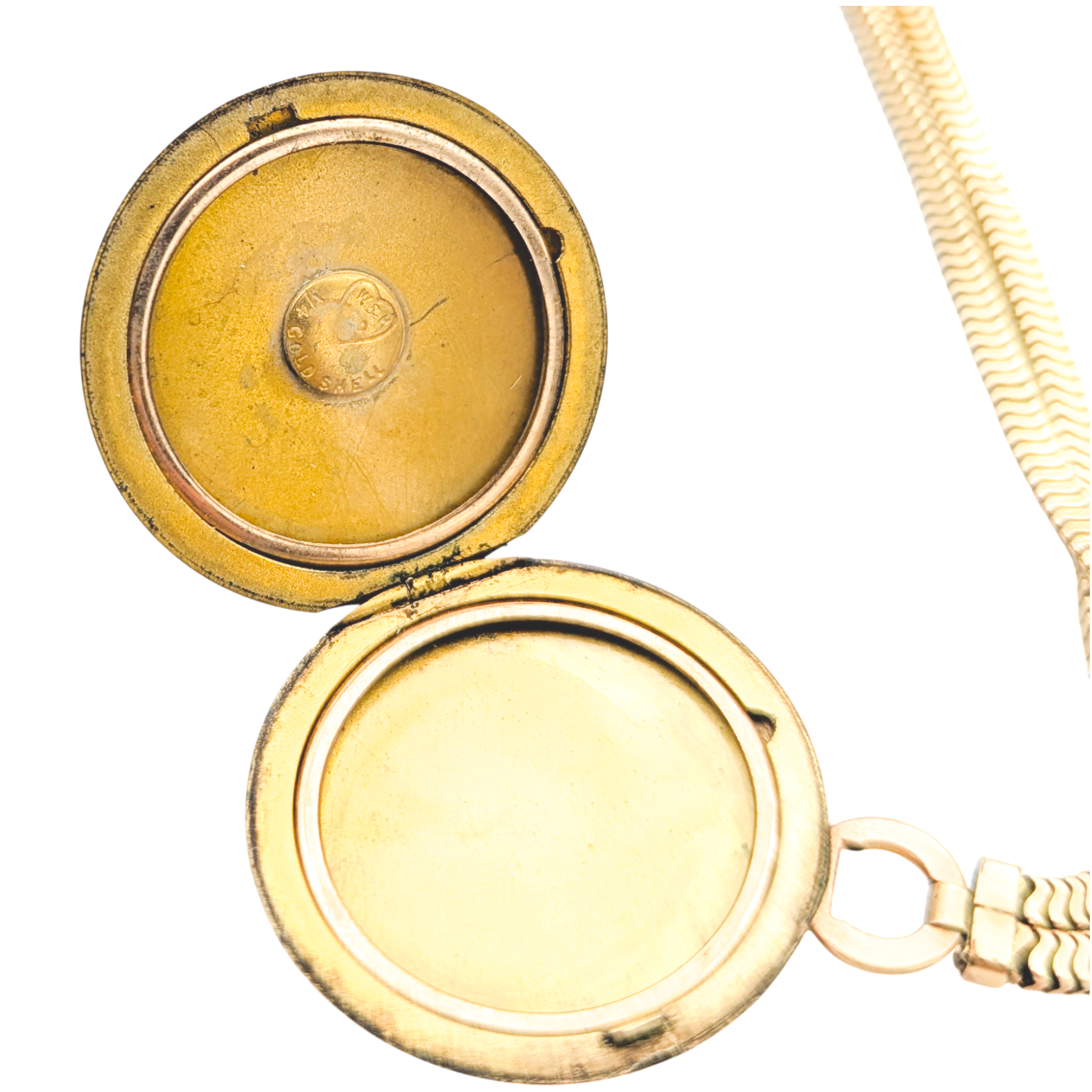 Antique Victorian Gold Filled Locket Necklace