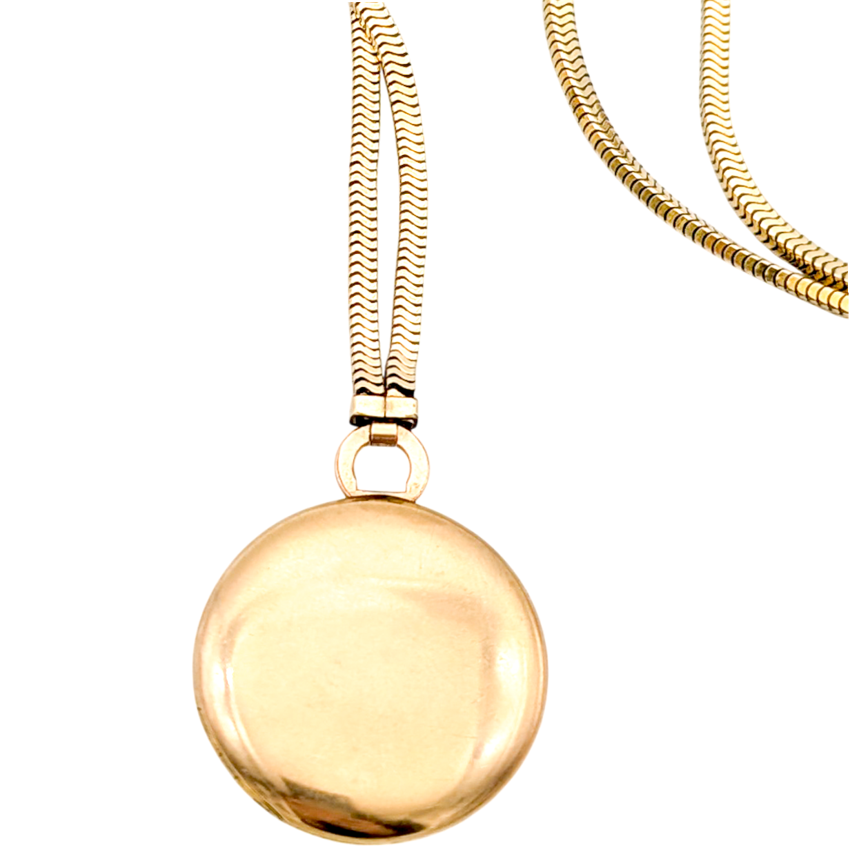 Antique Victorian Gold Filled Locket Necklace