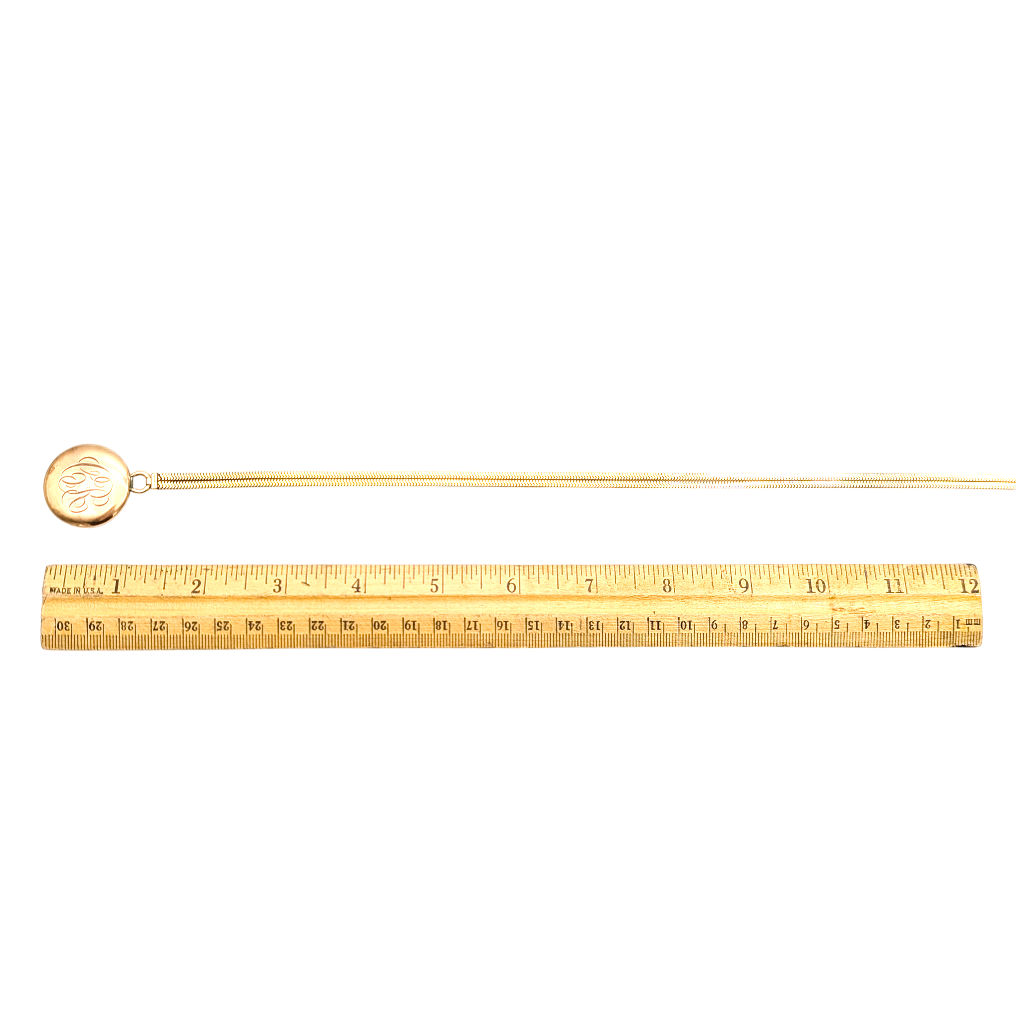 Antique Victorian Gold Filled Locket Necklace