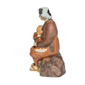 Vintage Japanese Hakata Urasaki Mother With Child Doll