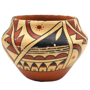 Vintage Pueblo Pottery Vase -Signed-