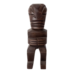 Vintage Hand Carved Wood Cook Islands Tangaroa Figurine