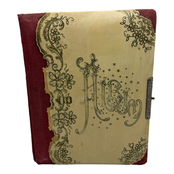 Antique Victorian Celluloid Photo Album with Velvet Stand for CDV Cabi –  Lori Bilodeau Antiques