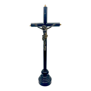 Antique Victorian Wooden Crucifix