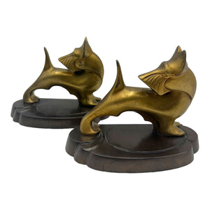 Antique Art Deco Frankart Scottie Dog Bookend Set