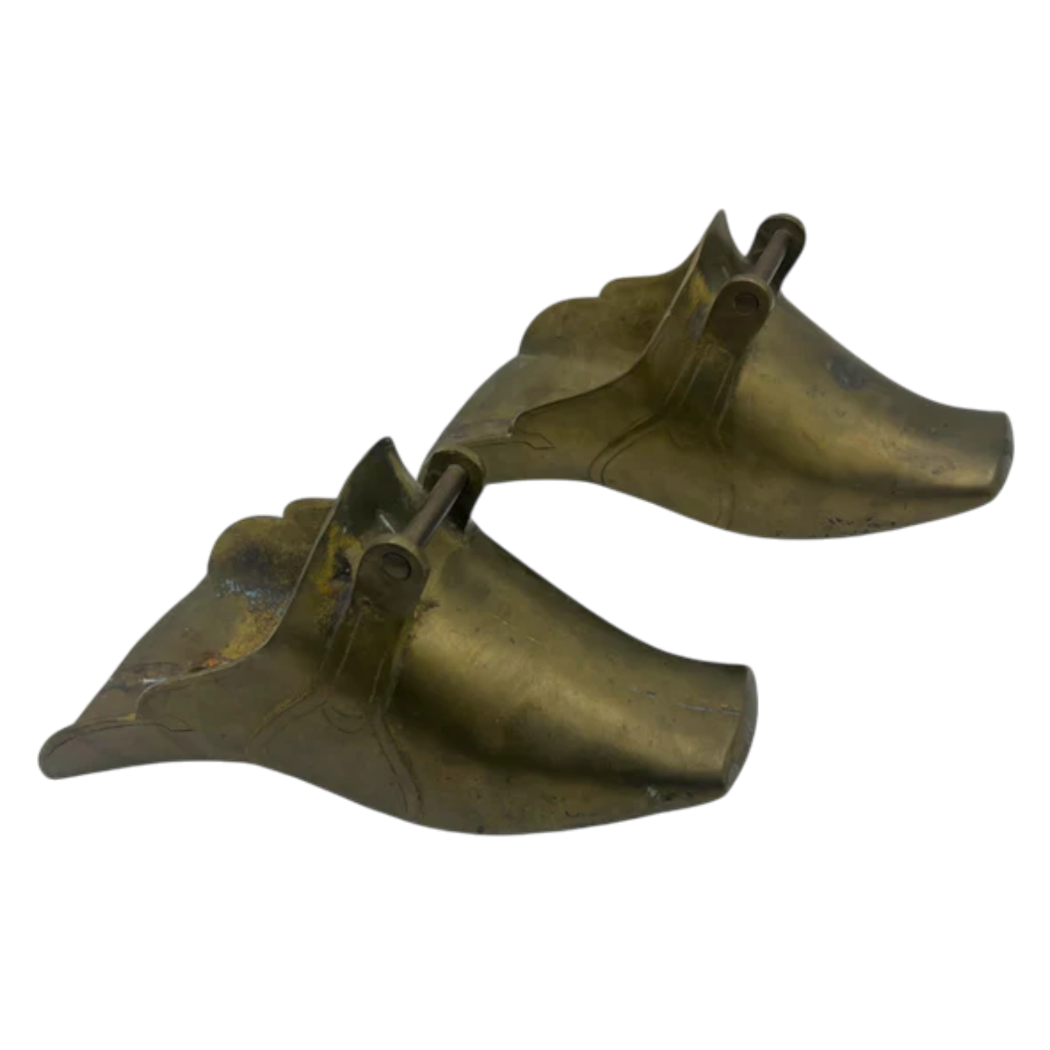 Antique Spanish Colonial Brass Saddle Stirrups