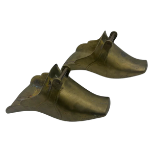 Antique Spanish Colonial Brass Saddle Stirrups