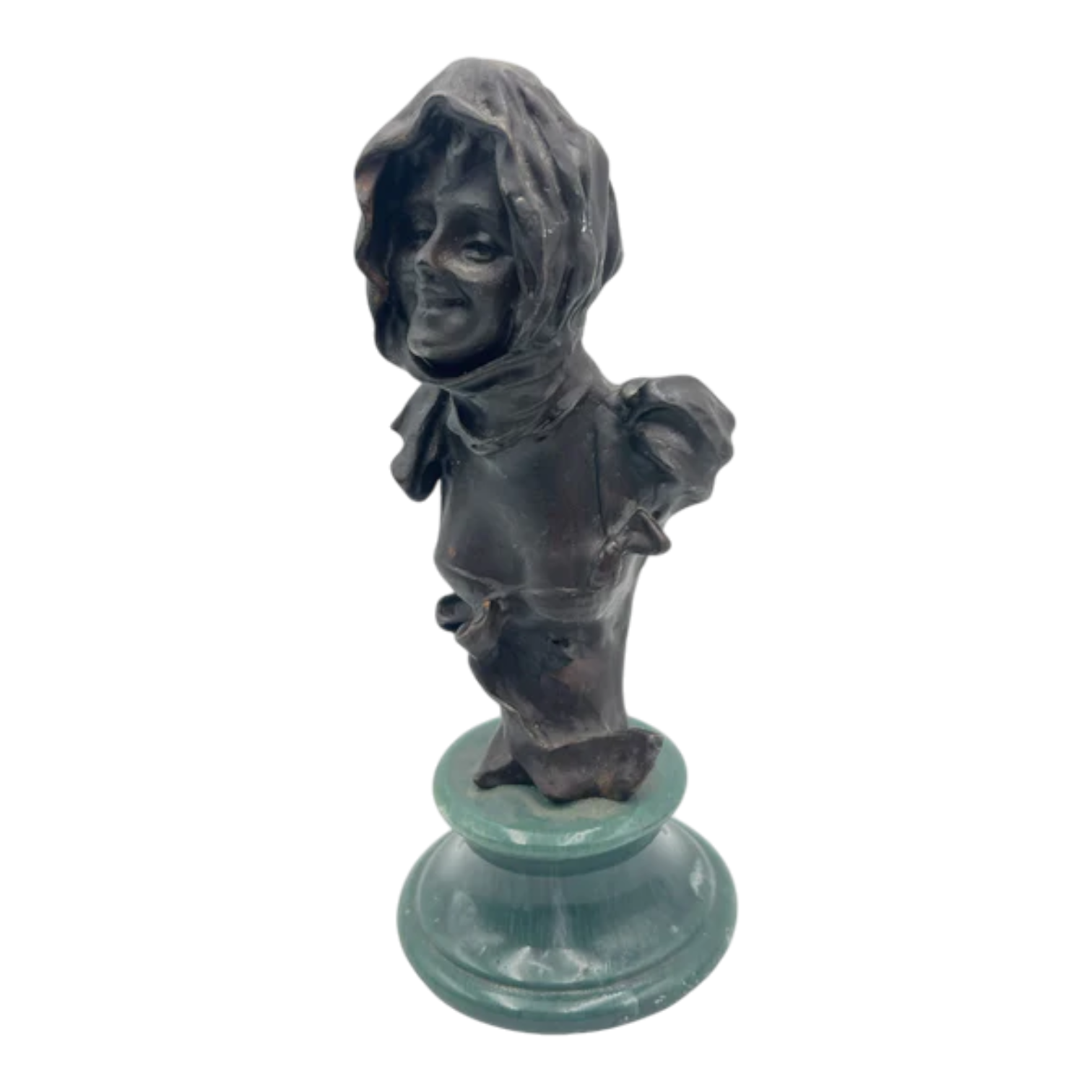 Vintage Bronze Bust by Van Der Straeten