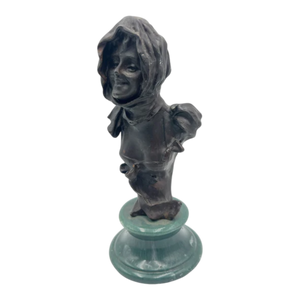 Vintage Bronze Bust by Van Der Straeten