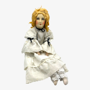 Antique 1920s Stockinette Boudoir Doll