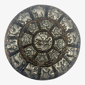 Vintage Tibetan Zodiac Mandala