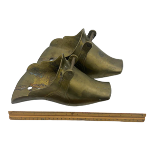 Antique Spanish Colonial Brass Saddle Stirrups