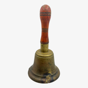Antique Brass Nautical/Schoolhouse Hand Bell
