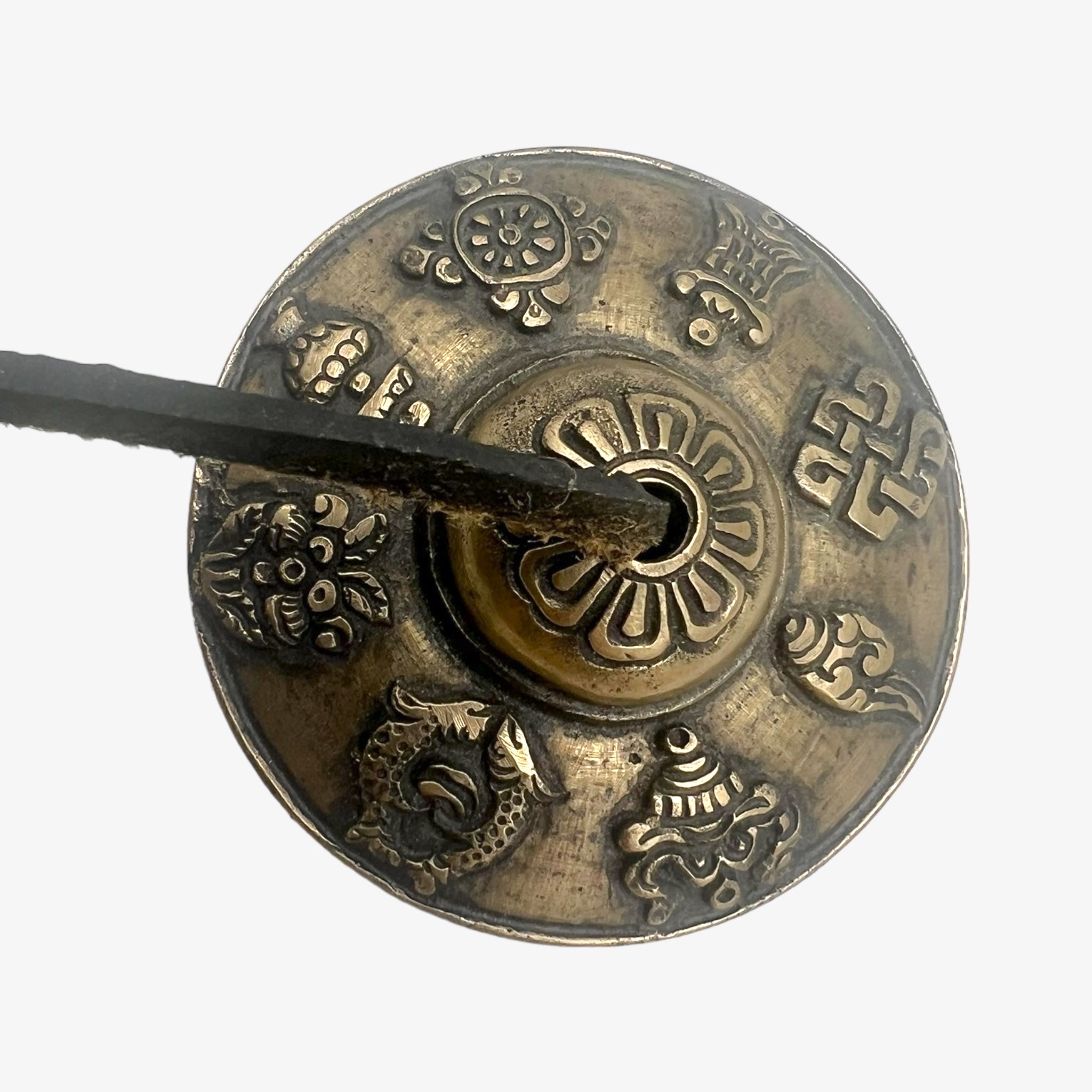 Vintage Tibetan Bronze Tingsha Bells