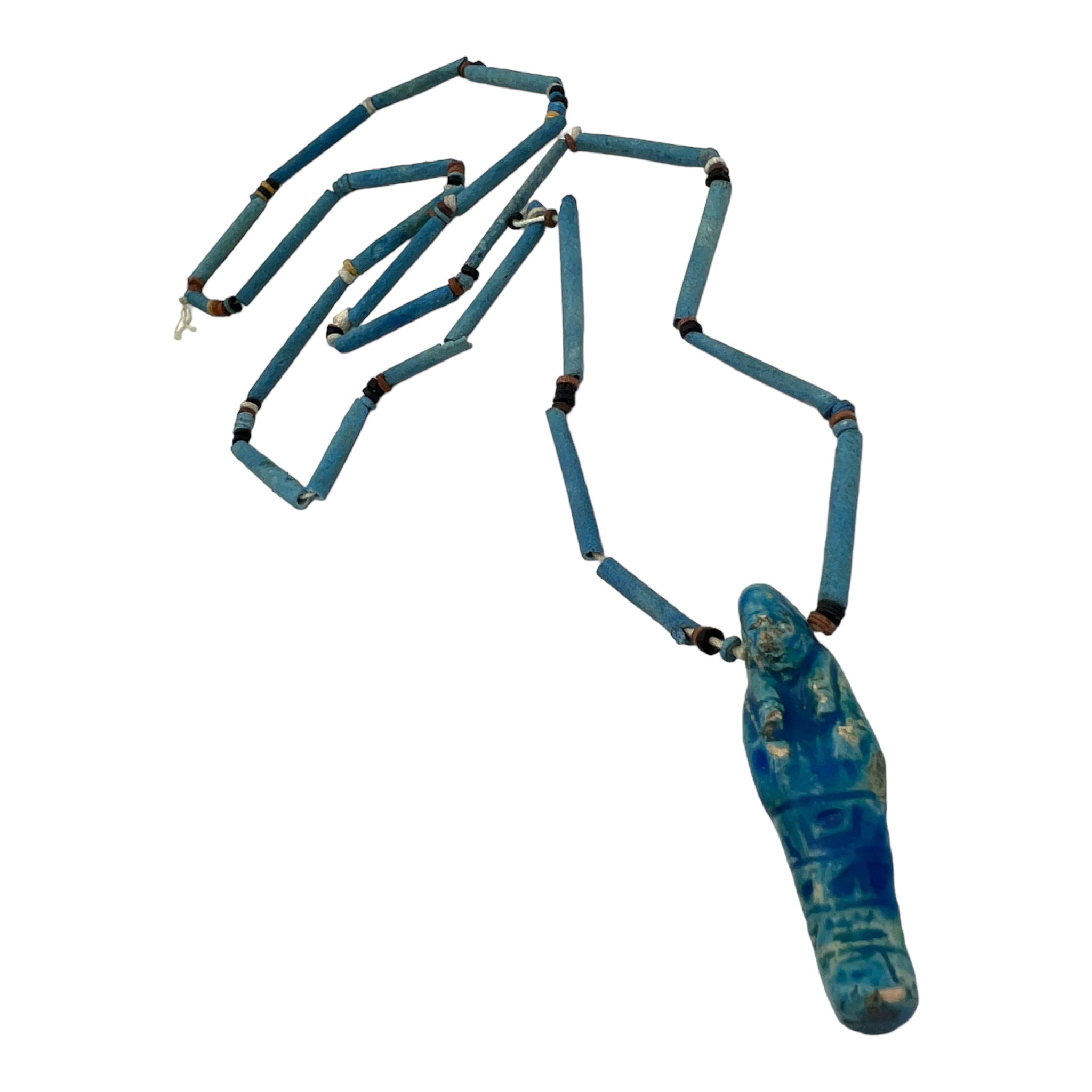 Ancient Egyptian Ushabti Amulet Death Necklace