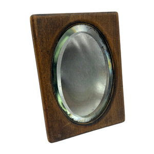 Antique 1800s Portable Shaving Mirror