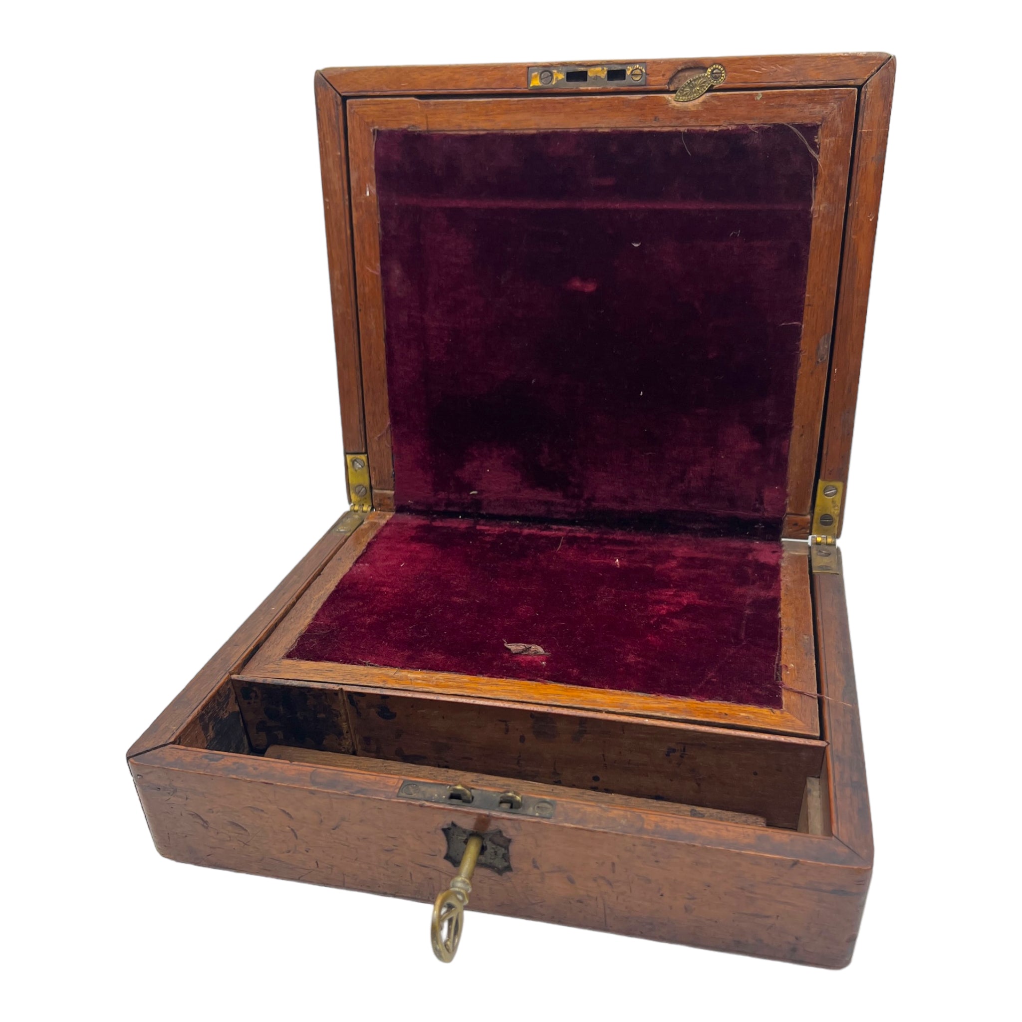 Antique Victorian Writing Slope Box