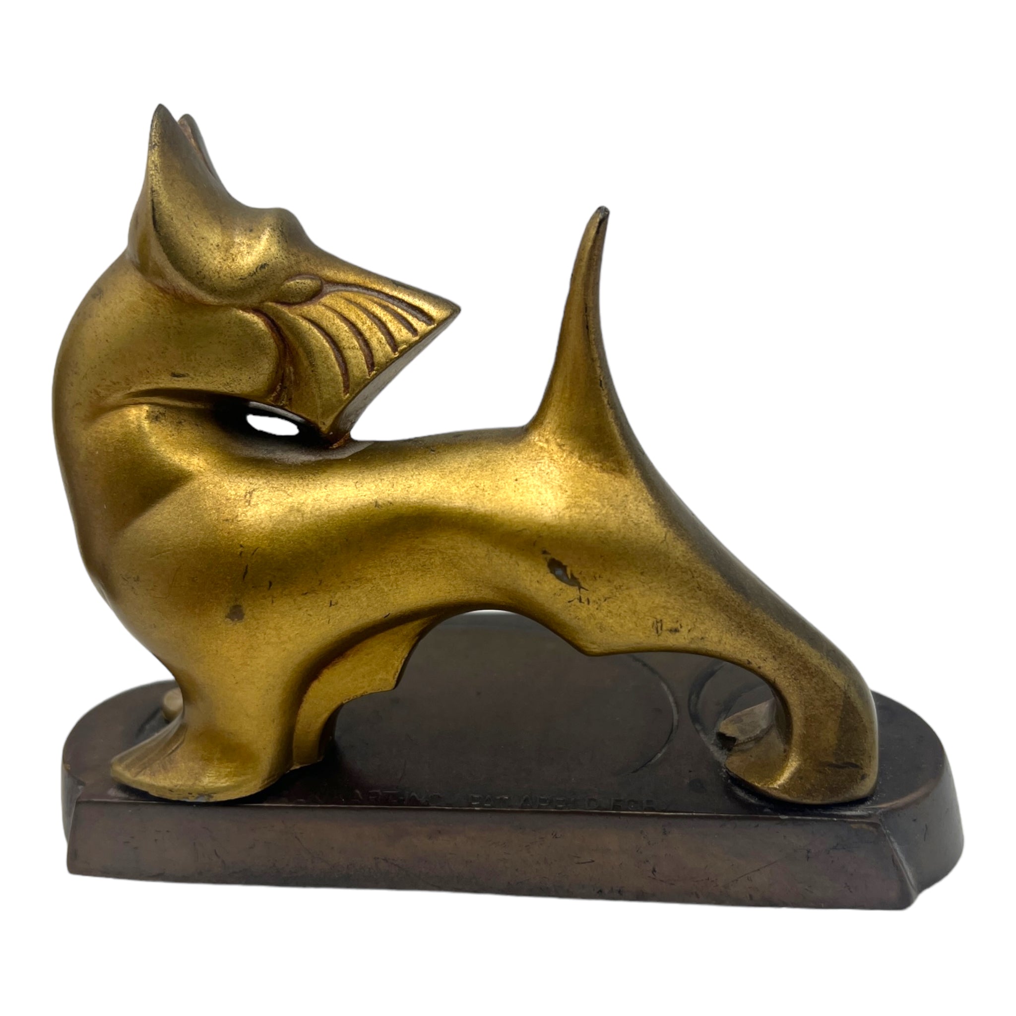 Antique Art Deco Frankart Scottie Dog Bookend Set
